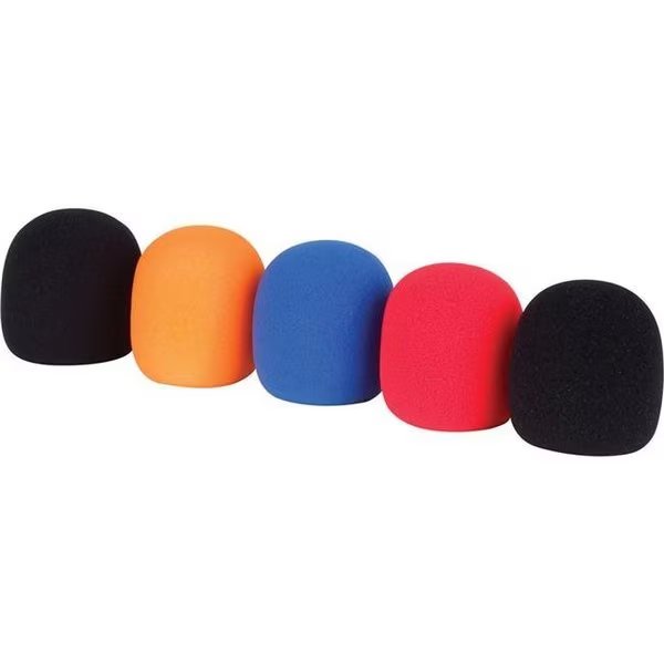 VocoPro WS8 Microphone Foam Windscreen Set; Multi Color, Vocopro, Mfr#: WS8